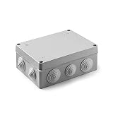 FAMATEL – Caja estanca IP55 | Tapa con tornillos | Con conos | 220x170x85 | Gris