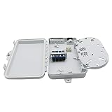 Caja de distribución de fibra FTTH de 4 núcleos, caja divisoria de caja de distribución de fibra de 4 puertos KANGPING, para adaptadores SC, FC, E2000