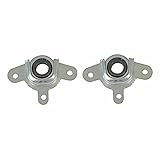 Amig - Soporte y Rodamiento de Acero Zincado para Eje de Persianas Enrrollables | Piezas que Facilitan el Movimiento y Reducen la Fricción | Medidas: 57 x 28 mm | Diámetro Ø28 mm