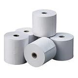 Raylu Paper - Rollos Papel Térmico premium para TPV, sumadoras, impresoras térmicas, cajas registradoras, mandril: 12 mm, color blanco, Sin Bisphenol. (8 Rollos 80 x 60 mm)