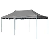 vidaXL Carpa Plegable Pop-up 3x6 m Antracita Exterior Terraza Jardín Porche
