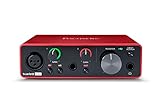 Focusrite Scarlett Solo 3rd Gen, Audio Interface, USB, Rojo