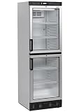 Tefcold FS2380 Frigorífico para Bebidas, Volumen Bruto 372 Litros, Nevera Expositora, Frigorífico con Puerta de Cristal, Rango de Temperatura 2 a 10 °C
