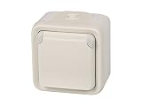 legrand 191507 Base De Enchufe Montaje En Superficie, Blanco