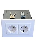 Gravitis Secreto caja fuerte de pared - Almacenamiento seguro para sus objetos de valor en esta caja de seguridad con enchufe oculto.