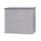Gardiun Arcón de Resina Soften II 1.170 L 140x82x123 cm con Amortiguadores Gris