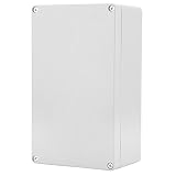 Caja de Conexiones Electricas Plástico, IP65 ABS Caja Instrumentos Eléctrica para Caja de Proyectos Eléctricos Resistente al Agua, para Interiores y Exteriores Eléctricos(200 * 120 * 75mm)