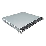 UNYKAch Caja Rack Mount UK1029 Formato 1U 19” ATX-ITX con Fondo de 430 mm, 2 Bahías de 3,5” o 2.5”, Filtro Anti Polvo Frontal, 2 Puertos USB 2.0, 1 Puerto USB 3.0 y Ventiladores Doble Bola