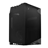 Silverstone SST-LD03B Lucid Caja para computadora Mini Tower Mini-ITX, Alto Rendimiento de Flujo de Aire silencioso, Vidrio Templado teñido 3X