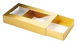 IBILI 799100 Carcasa para Turron Papel Oro 10 x 22 x 3 cm