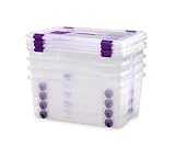TODO HOGAR - Caja Plástico Almacenaje Grandes Multiusos con Asa y Ruedas - Medidas 585 x 390 x 250 - Capacidad de 42 litros (4)