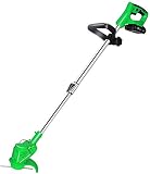 YZJL Batería Cortacésped Li-Ion 36 15Cm Ancho de Corte Cortacésped eléctrico retráctil 30Cm Recargable