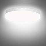 Lampara Led Techo, Ouyulong Plafon Led Techo 36W, Impermeable IP54 Blanco Frío 6500K 4250LM, Ø23cm Redondo Plafones Led Techo Adecuado para Cocina Balcón Baño Dormitorio Pasillo Salon Garaje