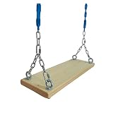 Columpios Cadena de hierro madera tablero de madera columpio al aire libre tablón tablón jardín tablero de swing de niños adulto doble columpio Children adulto swing ( Color : B-50*20cm )