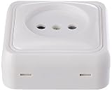 Bf bf-18 - Base enchufe 18 bipolar superficie 16a blanco bolsa