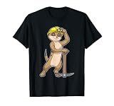Suricata Minero Pico Casco Camiseta
