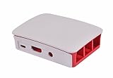 Frambuesa Caja Oficial para el Raspberry Pi 2 Modelo B + (blanco y frambuesa)