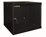 Welly Enjoy wy40002 Armario Rack 19'm, 12 unidades, RAL 9005, profundidad 450 mm, Negro