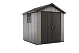 Keter - Caseta de jardín exterior Oakland 757, Color gris