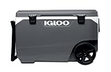 IGLOO Latitude 90 Roller Nevara portátil con Ruedas, 85 litros, Gris