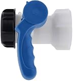 Yikko Adaptador universal para depósito de agua IBC, depósito IBC, recipiente contenedor contenedor de salida, válvula reguladora, grifo de depósito IBC de 62 mm DN40