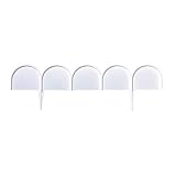 Prosperplast Zanvic Garden Bordura para jardín Line Medida, 9 cm x 10 m, 20 Piezas x Caja, Blanco (IKRA-S449)