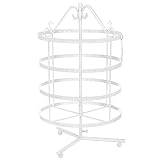 SONGMICS JDS055 Soporte para Joyas de 4 Pisos, Blanco
