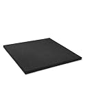 Jardin202 - Pack Entrena - Loseta de Caucho Maciza Profesional Negra - 50x50 | x4 losetas
