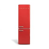 CREATE IKOHS FRIDGE STYLANCE - Frigorífico Combi 244L (Rojo)
