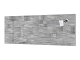 Salpicadero de vidrio con respaldo de metal - Panel de vidrio de cocina MBBS20: Texturas y azulejos Serie 1