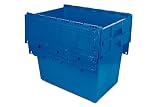 Tayg 6434-T Euro-caja con tapa para almacén y transporte, 600x400x340 mm