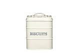 Living Nostalgia Tarro de Galletas, Vintage, Antique Cream, 14,5 x 19 cm