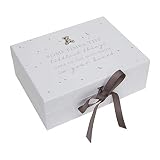 Caja de recuerdos para bebé con diseño de osito