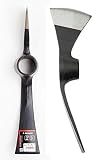 Bellota 820 - Azadón para labores forestales, limpieza y corte de raíces. Herramienta de doble uso: Hacha y Azada. 1500 gr