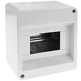 BeMatik - Caja de Superficie de automatismos eléctricos para 6 módulos de 18 mm de plástico ABS