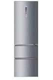Haier A3FE835CGJE Independiente 330L A+++ Plata nevera y congelador - Frigorífico (328 L, SN-T, 12 kg/24h, A+++, Compartimiento de zona fresca, Plata)