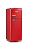 Severin RKG 8930 Nevera y congelador Independiente Rojo Frigorífico (208 L, N-ST, 39 dB(C), 2,5 kg/24h,