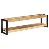 Ausla Mueble de TV, Mueble de TV de Estilo Antiguo de Madera con Estante para el Hogar