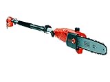 BLACK + DECKER PS7525-QS - Motosierra telescópica (pértiga), 800 W, 25 cm de longitud de espada, 2,7 m de longitud, 11 m/s, velocidad de cadena de 11 m/s, cabezal giratorio