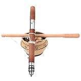 XSSS-ZC Perforadora de carpintería Antigua, Perforadora de Madera con manivela Manual, Taladro Manual multifunción, Herramientas Tradicionales, Taladro Manual