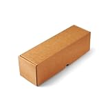 Selfpackaging Caja para envíos Alargada en microcanal Color Kraft Muy Resistente. Envia Botellas. Pack de 50 Unidades. - M