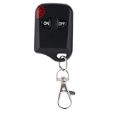 FITYLE Universal Mando de Garaje Remoto Control de Llave para Garaje de 315 MHz de Indicador LED Sistemas de Calefacción-Negro