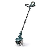 Motoazada sin cable con Batería de litio 18V - Anchura de trabajo: 20 cm - Profundidad de trabajo: 8 cm - 4 Fresas - Doble Mango Ergonómico - Batería y cargador incluidos