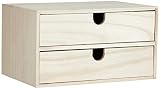 Artemio 14002157 - Mueble con cajones (Madera, 24 x 16 x 13,3 cm), Color Beige