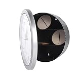 fasient Cajas Seguridad en Forma de Reloj de Pared, Caja Fuerte de Pared, Reloj de Pared con Compartimento Secreto, Caja de Seguridad Creatividad para Efectivo, Joyería, Objetos de Valor, etc