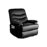 Astan Hogar Sillón Relax con Reclinación Manual, Masaje Y Termoterapia, Modelo Roma AH-AR30200NG