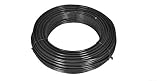 Alambre para valla de jardín, para exteriores, resistente, alambre de PVC, 55 m, 2,1/3,1 mm, color gris