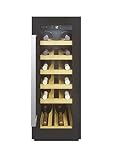 Candy DiVino CCVB 30/1, Vinoteca Integrable, 58L, 20 Botellas, Puerta Reversible, 6 Baldas, Tratamiento Anti-UV, Compresor Antivibraciones, LED, Temperatura de 5º a 18º, 39DB, Clase F, Negro