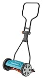 GARDENA 4027-20 - Cortacésped helicoidal 330 Classic, cortacésped manual con un ancho de trabajo de 33 cm para una superficie de césped de hasta 150 m², técnica de corte sin fricción, silencios