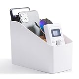 Utapossin Organizador Escritorio Caja, Soporte para Mando a Distancia con 4 Compartimentos, Desmontable, Maquillaje Cepillo Organizador Escritorio, para Oficina, Escritorio, Lápiz